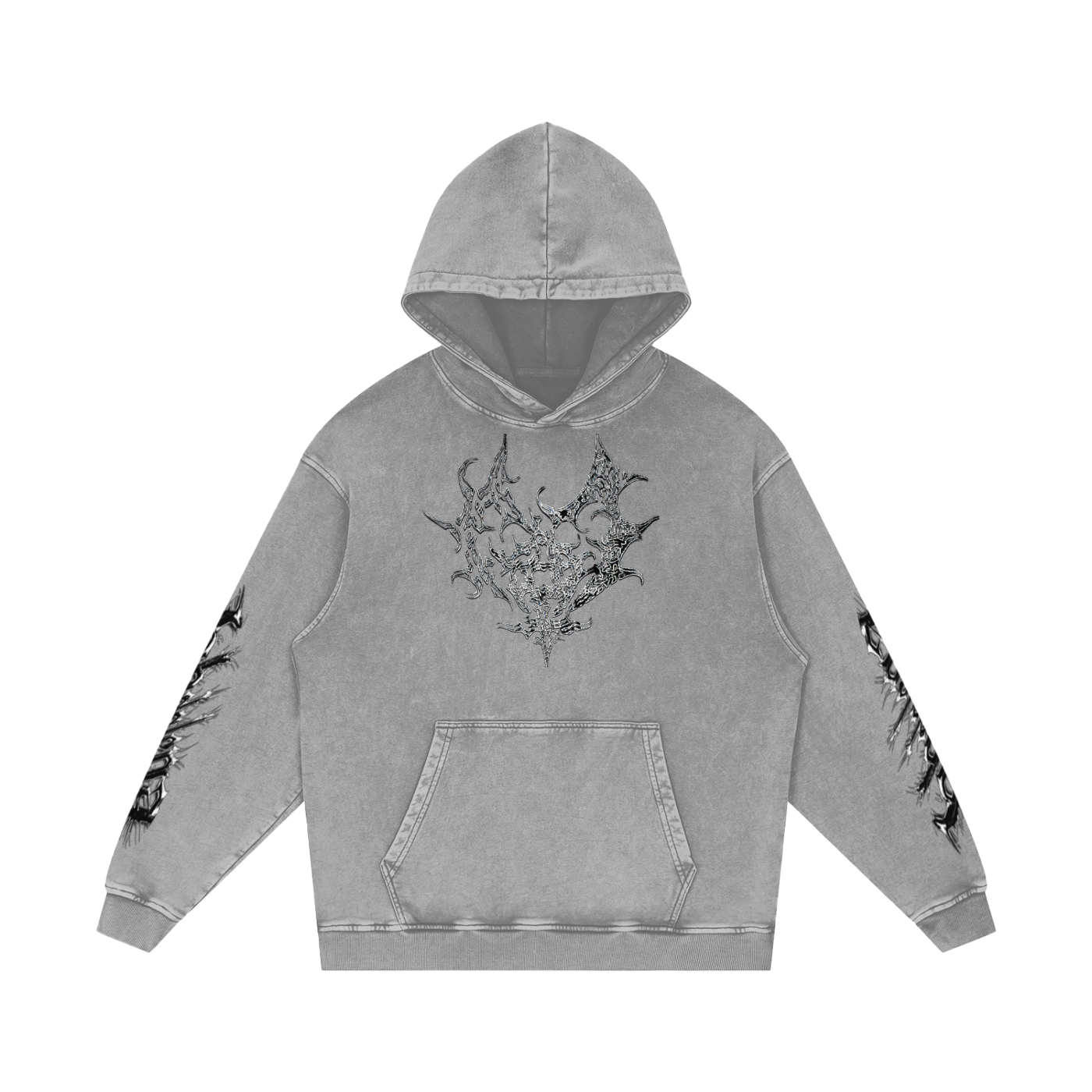 𓏲ּ𝄢Anarchy Heart Cyber Sig Hoodie𓏲ּ𝄢