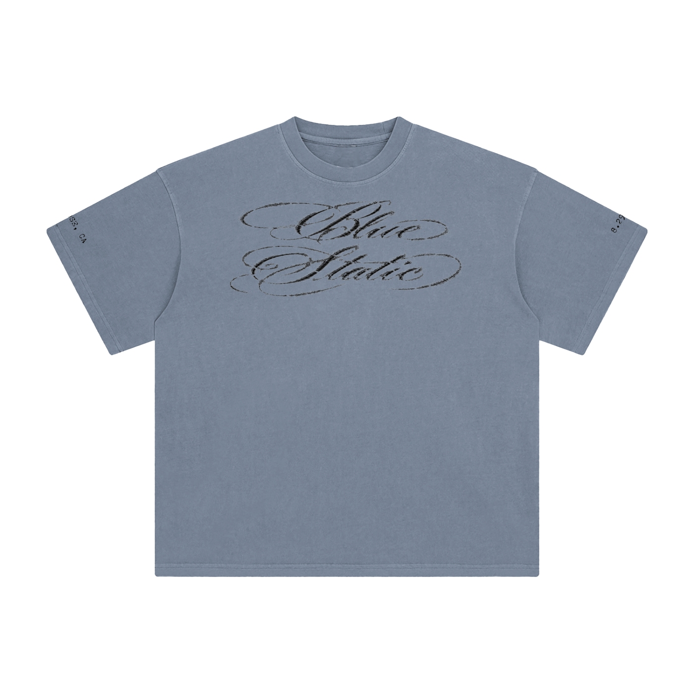 BLUE STATIC TEE