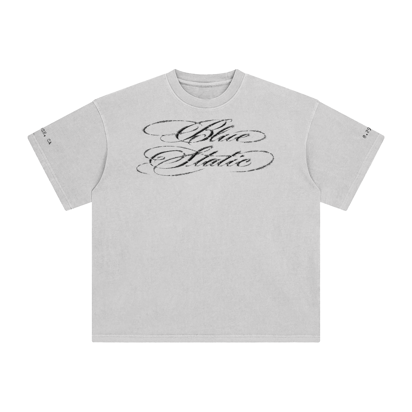 BLUE STATIC TEE