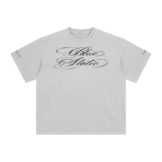 BLUE STATIC TEE